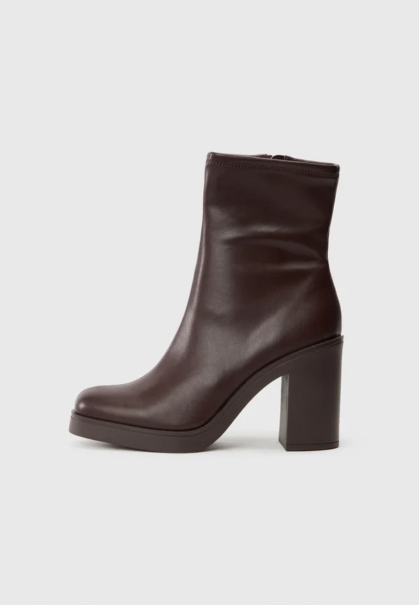 MESMERIZE - High heeled ankle boots - brown