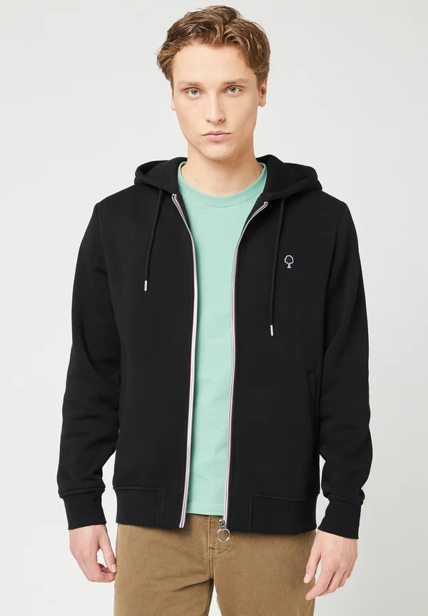 MESNIL - Zip-up sweatshirt - noir