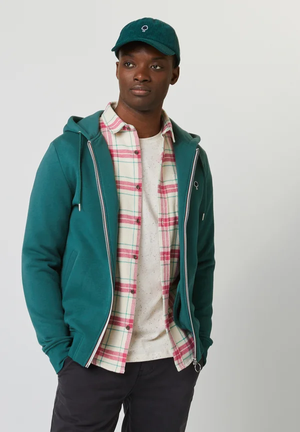 MESNIL - Zip-up sweatshirt - vert