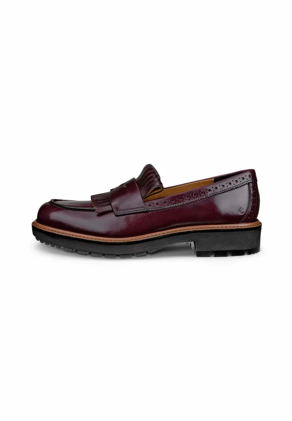 METROPOLE OSLO - Slip-ons - dark ruby