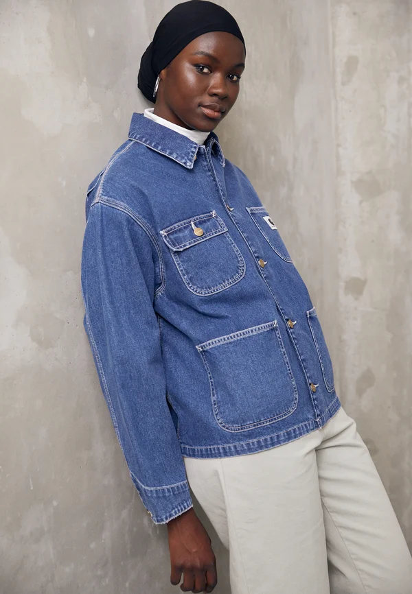 MICHIGAN COAT - Denim jacket - blue