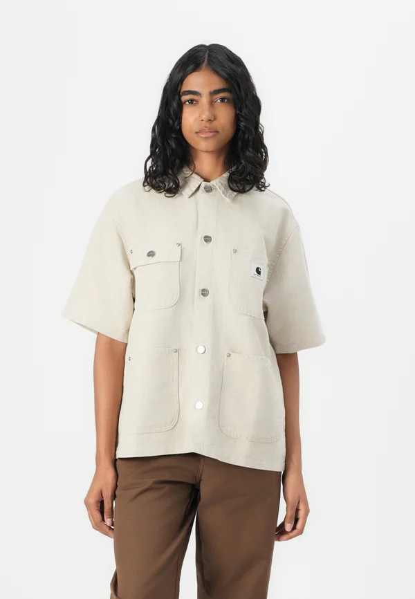 MICHIGAN SHIRT - Button-down blouse - natural rinsed