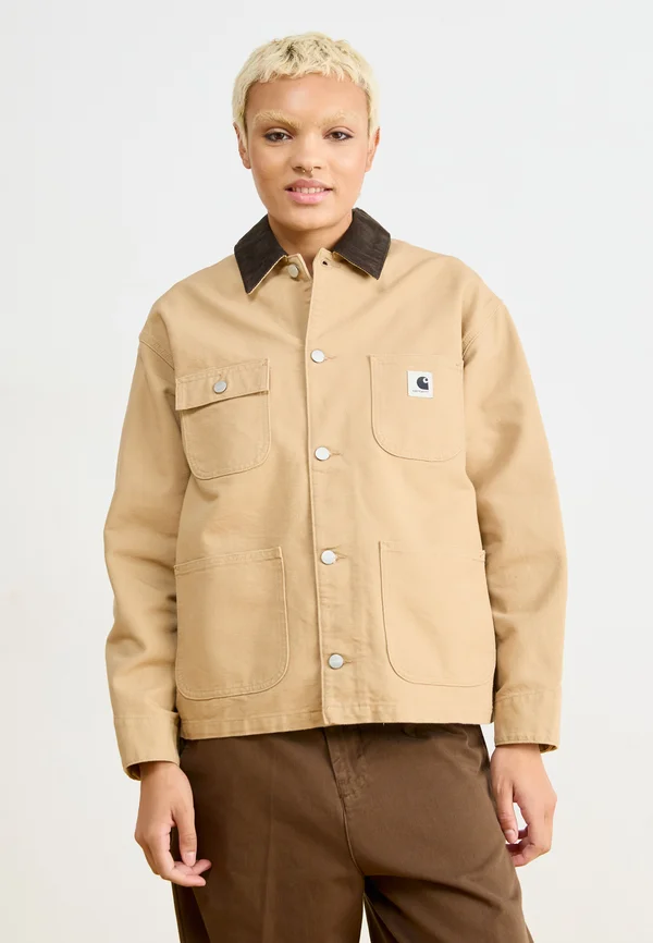 MICHIGAN - Summer jacket - dusty brown/tobacco rinsed
