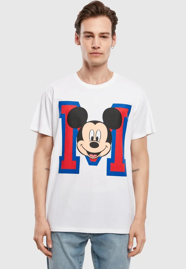 MICKEY MOUSE M FACE - Print T-shirt - white