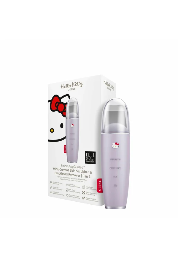 MICROCURRENT SKIN SCRUBBER BLACKHEAD REMOVER 9 IN 1 - Skincare tool - hello kitty purple
