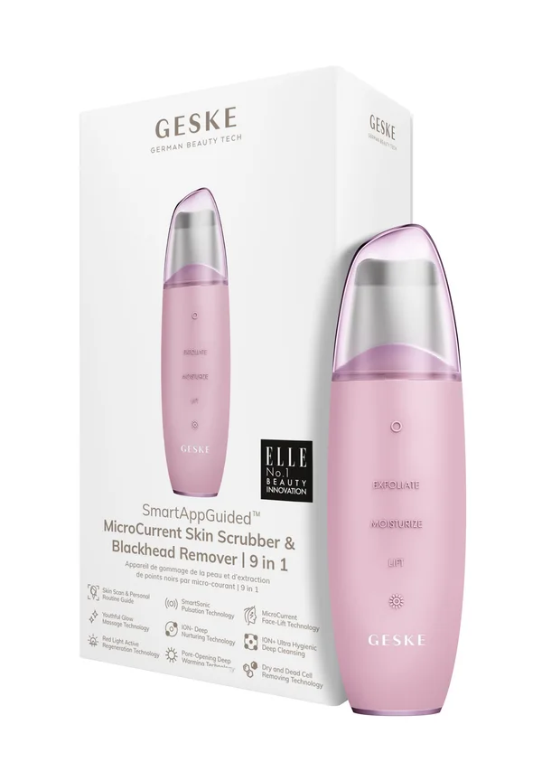 MICROCURRENT SKIN SCRUBBER BLACKHEAD REMOVER 9 IN 1 - Skincare tool - pink