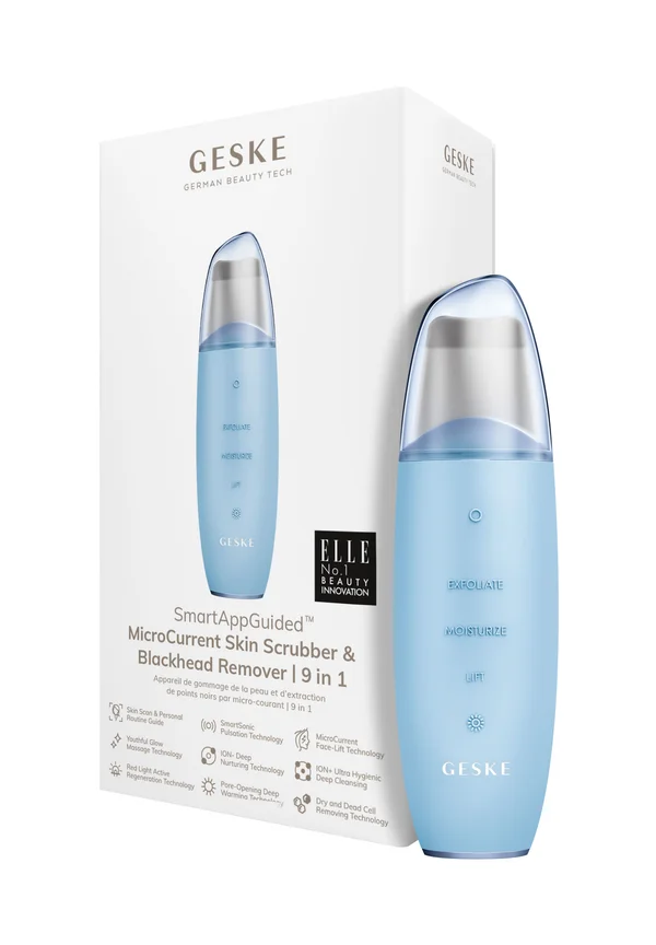 MICROCURRENT SKIN SCRUBBER BLACKHEAD REMOVER 9 IN 1 - Skincare tool - aquamarine