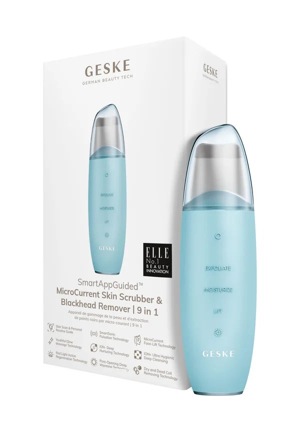 MICROCURRENT SKIN SCRUBBER BLACKHEAD REMOVER 9 IN 1 - Skincare tool - turquoise