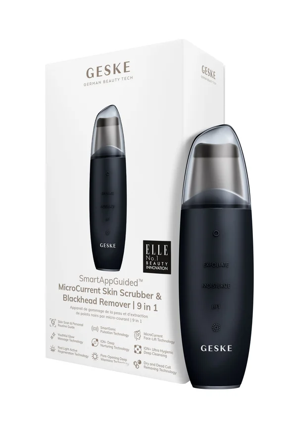 MICROCURRENT SKIN SCRUBBER BLACKHEAD REMOVER 9 IN 1 - Skincare tool - black