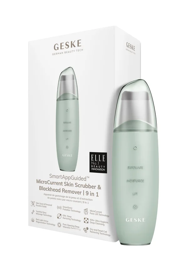 MICROCURRENT SKIN SCRUBBER BLACKHEAD REMOVER 9 IN 1 - Skincare tool - green