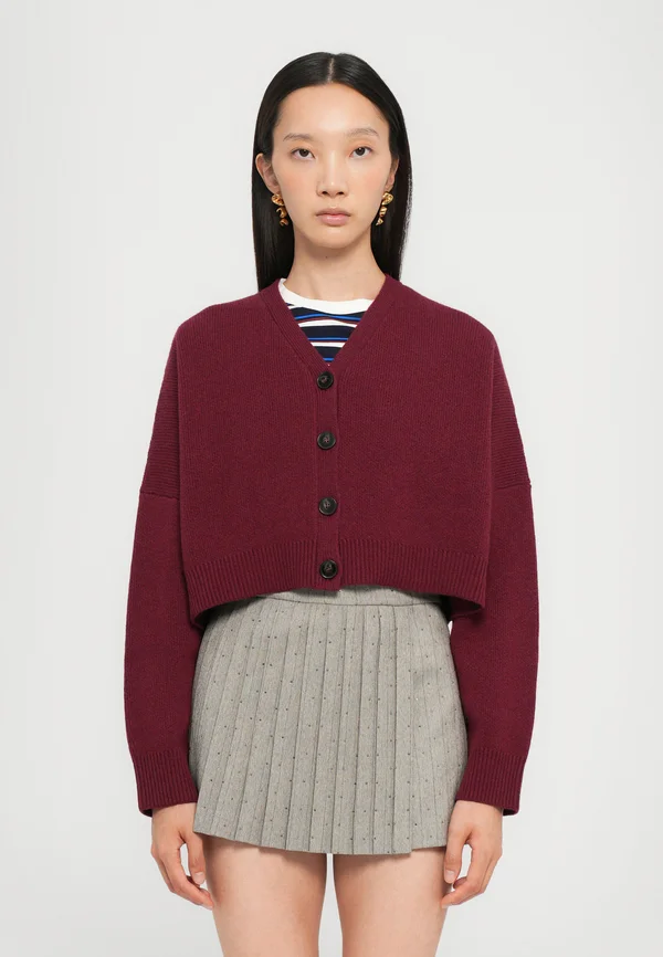 MICRONA - Cardigan - bordeaux