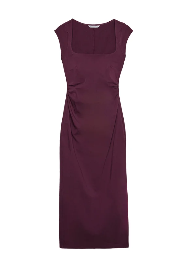 MIDI - Shift dress - dark red