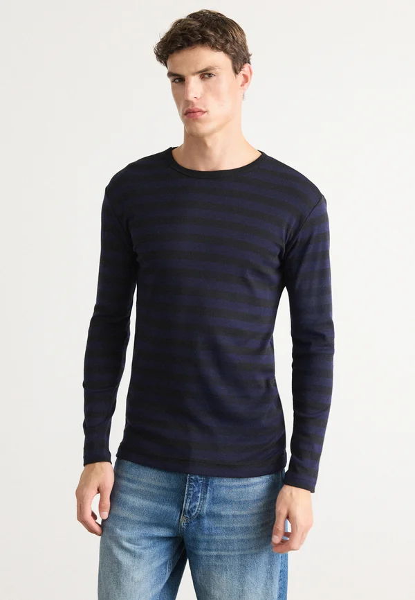 MIDI TOBIAS TEE  - Long sleeved top - parisian night/black