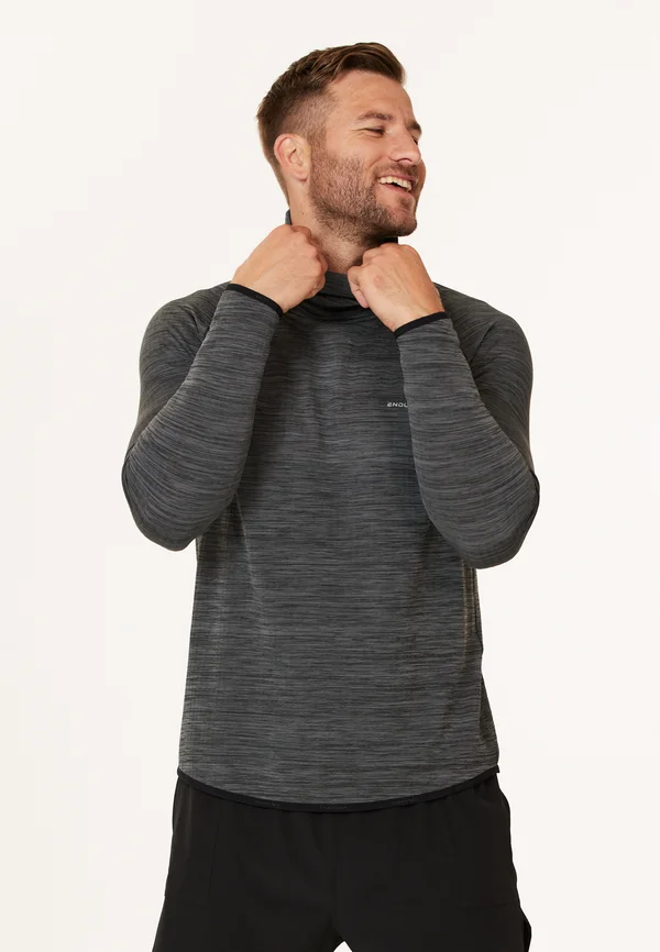 MIDLAYER TRENDA - Long sleeved top - black