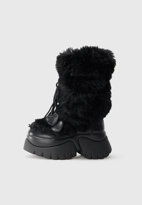 MIDNIGHT SASQUATCH - Lace-up boots - black