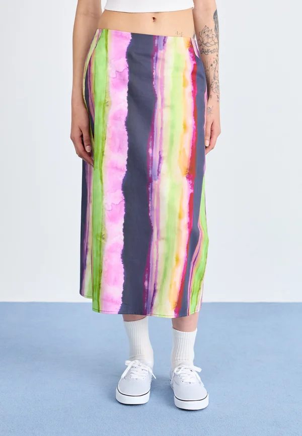 MIDORI SLIP SKIRT - Maxi skirt - multi