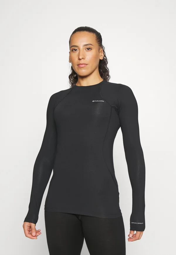 MIDWEIGHT STRETCH LONG SLEEVE TOP - Undershirt - black