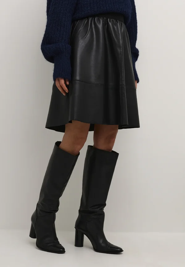 MIKKA - A-line skirt - black deep