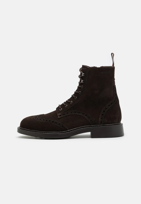 MILLBRO - Lace-up ankle boots - dark brown