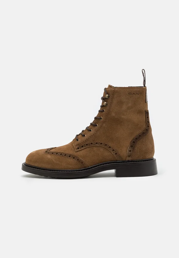 MILLBRO - Lace-up ankle boots - warm khaki