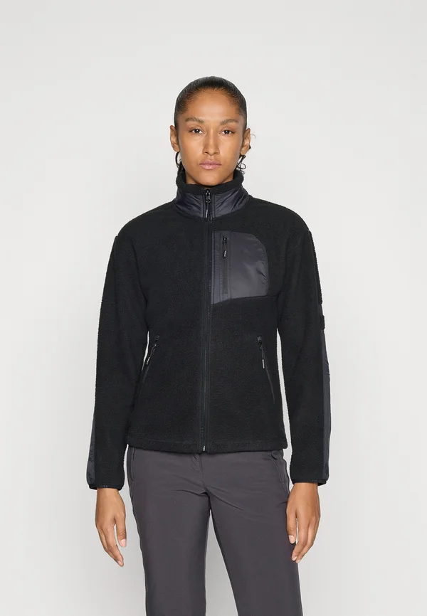 MILLSTADT - Fleece jacket - basic black