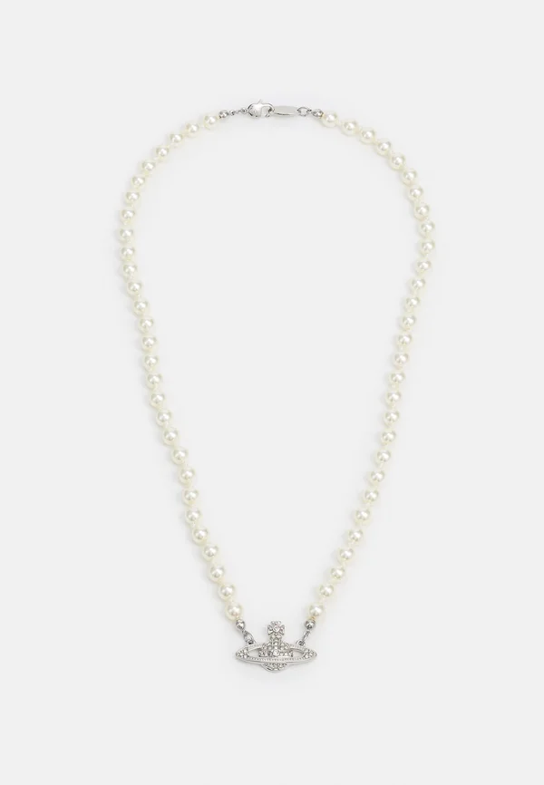 MINI BAS RELIEF UNISEX - Necklace - cream/silver-coloured