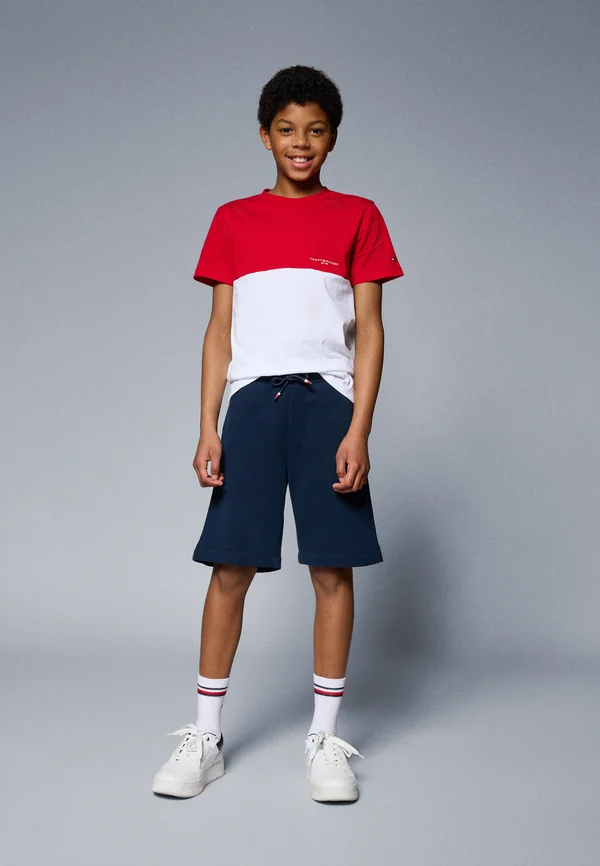 MINI CORP COLOURBLOCK SET - Print T-shirt - primary red/white