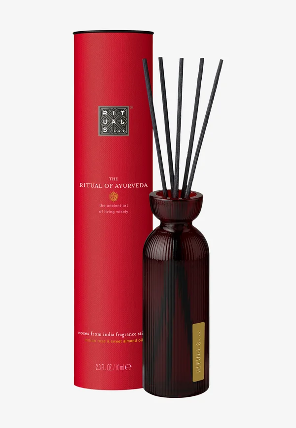 MINI FRAGRANCE STICKS - THE RITUAL OF AYURVEDA - SWEET & NUTTY - SWEET ALMOND & INDIAN ROSE - Room fragrance
