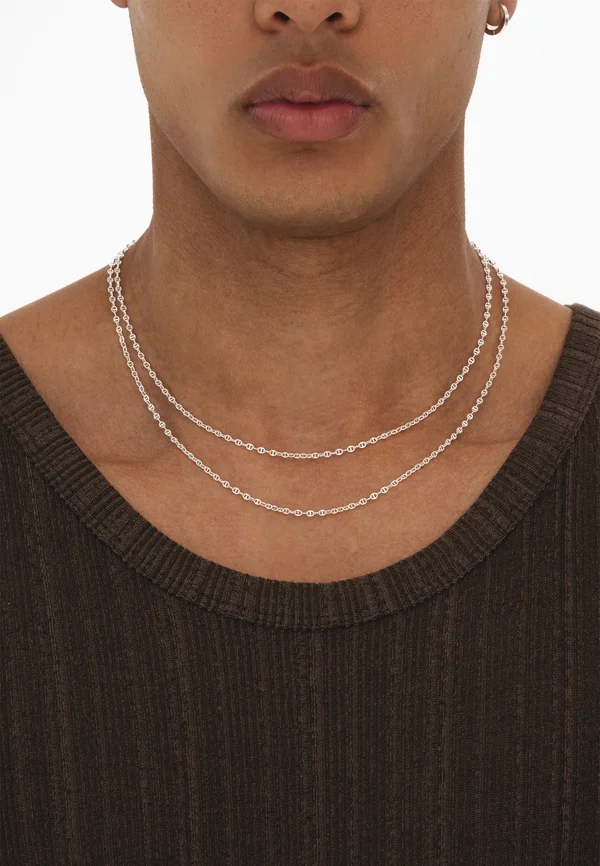 MINI MARINA NECKLACE UNISEX - Necklace - silver-colored
