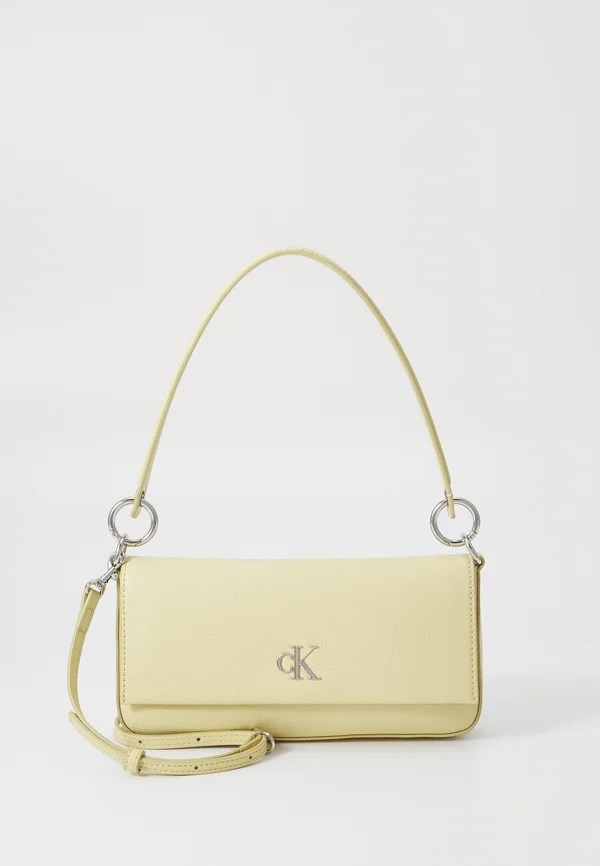 MINIMAL MONOGRAM  SHOULDER POUCH - Handbag - parsnip