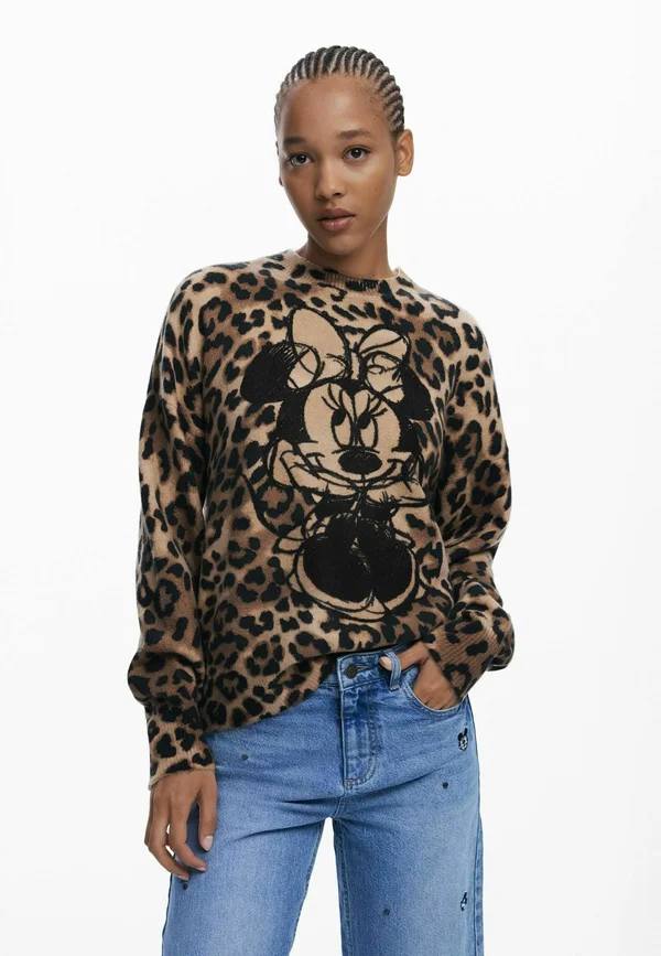 MINNIE ANIMAL PRINT  - Jumper - brown