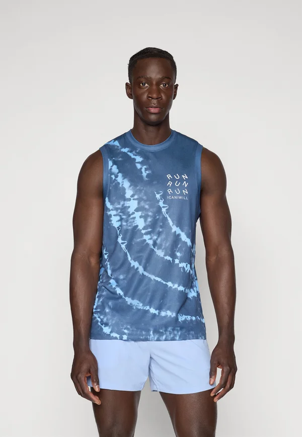 MIRAGE TANK - Top - blue navy