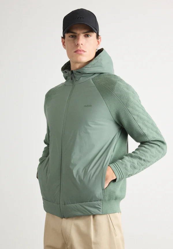 MIRROR - Cardigan - open green