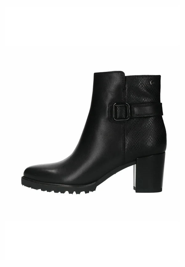 MIT ABSATZ UND SCHNALLE - Ankle boots - schwarz