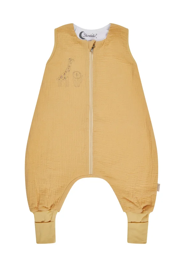 MIT BEINEN SAFARI - Baby's sleeping bag - ocker