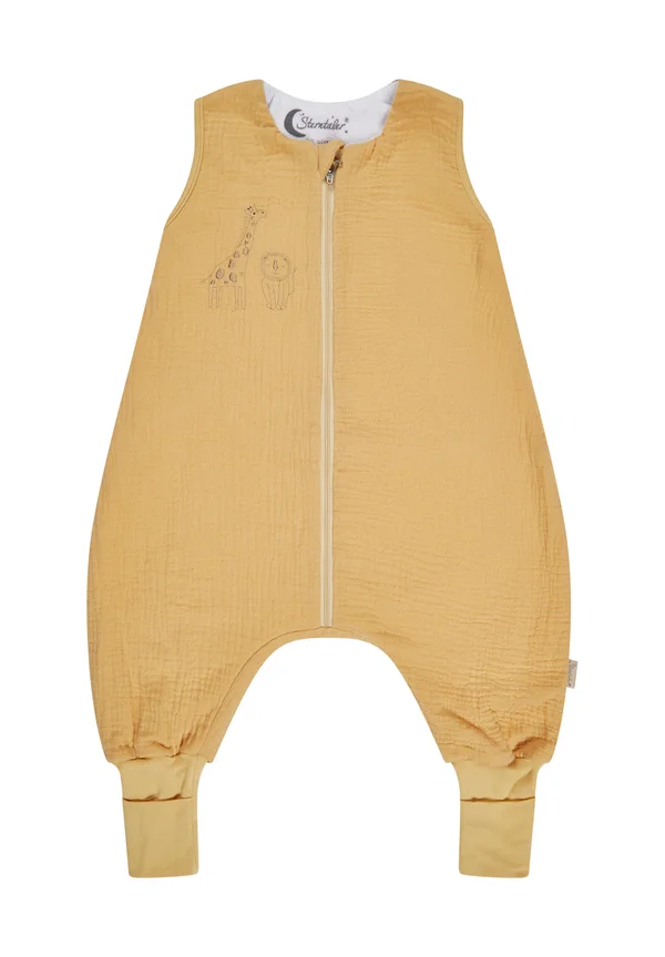 MIT BEINEN SAFARI - Baby's sleeping bag - ocker