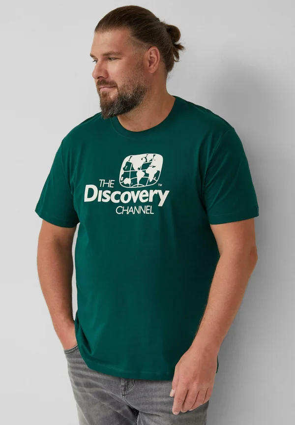 MIT DISCOVERY™ - Print T-shirt - tannengrün