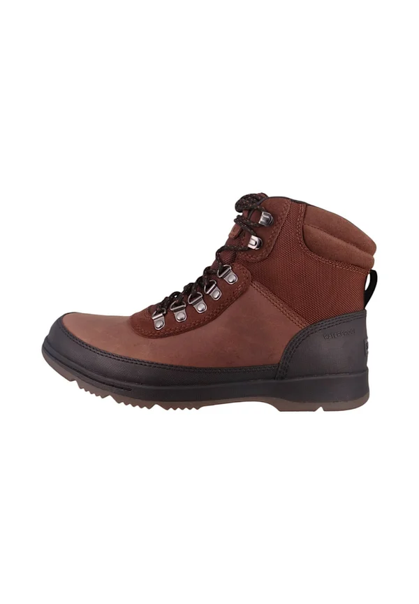 MIT GEFORMTER SNEHMBARES - Lace-up ankle boots - tobacco black