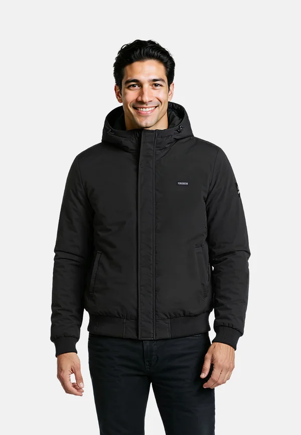 MIT GEFÜTTERTER KAPUZE - Winter jacket - schwarz