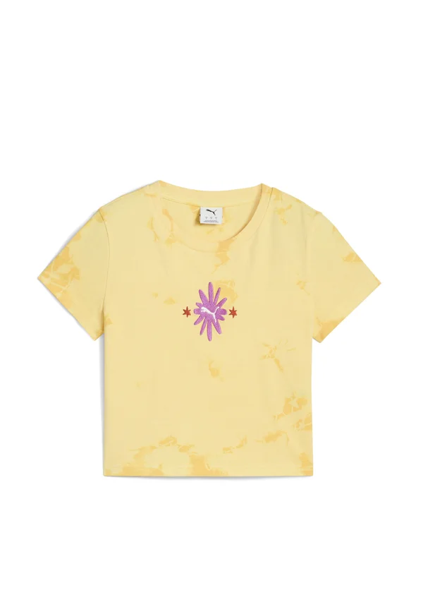 MIT GRAFIK - Print T-shirt - sunny yellow
