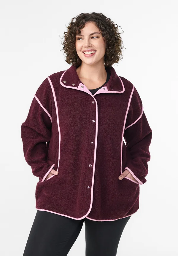 MIT KONTRASTDETAILS - Fleece jacket - winetasting