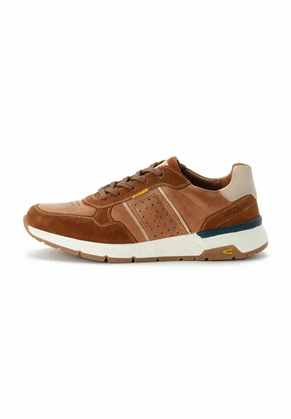 MIT KONTRASTELEMENTEN - Trainers - tan weiss