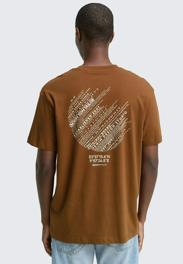 MIT PRINT - Print T-shirt - golden clay