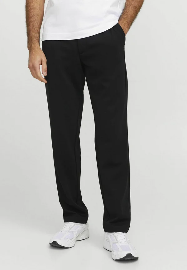 MIT REGULAR FIT NORMAL GESCHNITTEN MIT  - Trousers - black