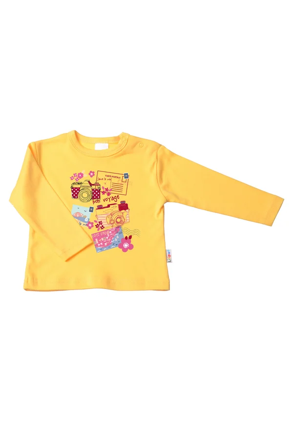 MIT TOLLEM FRONTPRINT - Long sleeved top - gelb