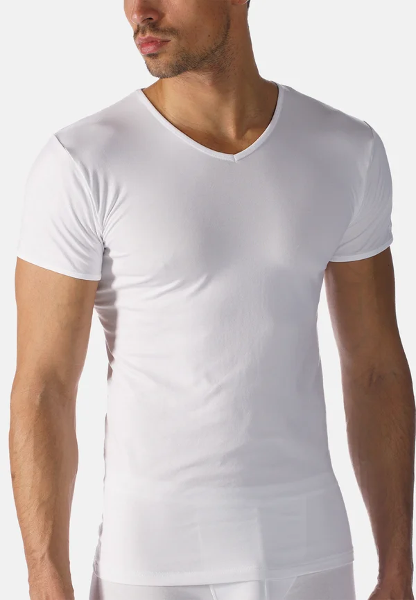 MIT V-AUSSCHNIT - Undershirt - weiß