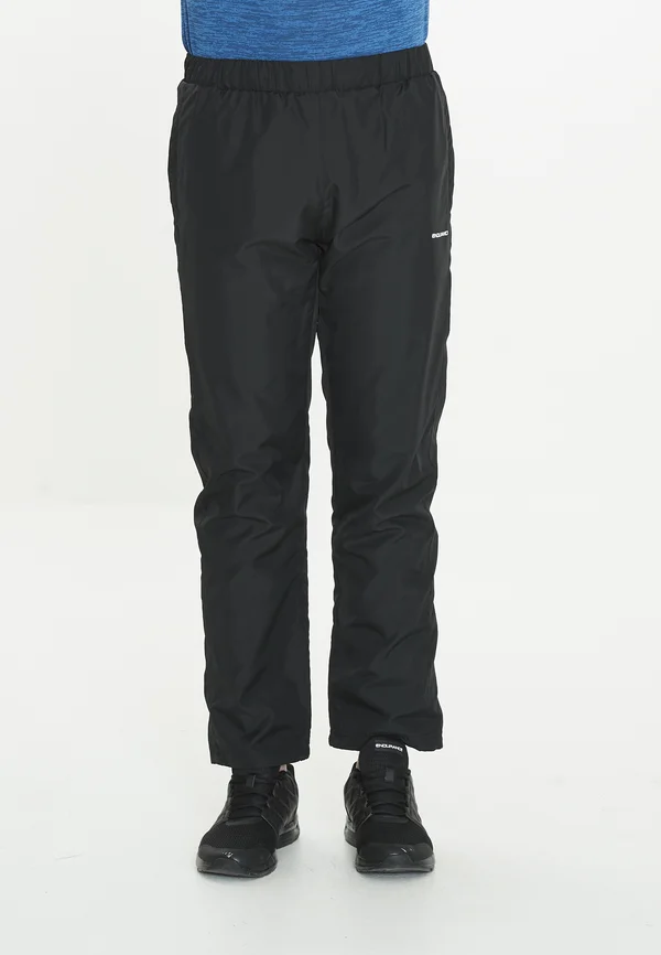 MIT VERSTELLBAREM  - Trousers - black