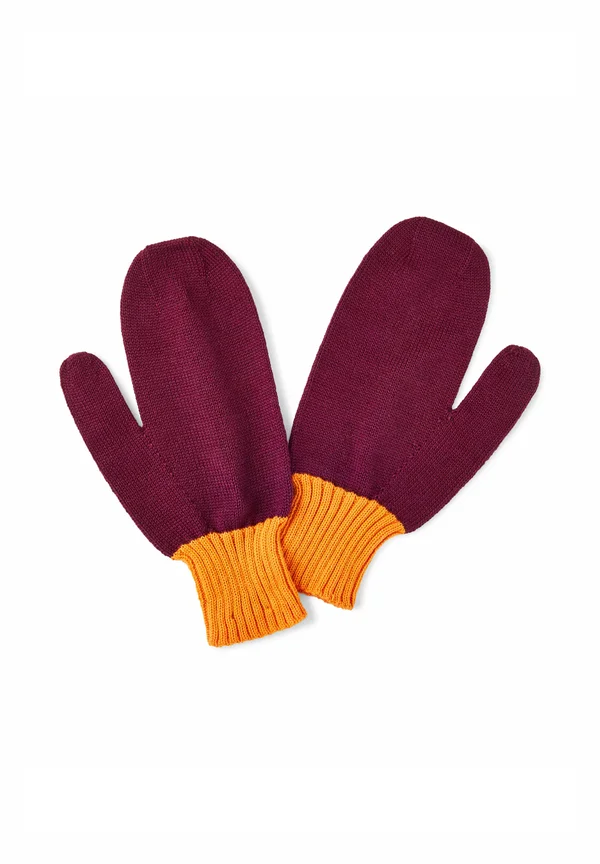 Mittens - dark mauve