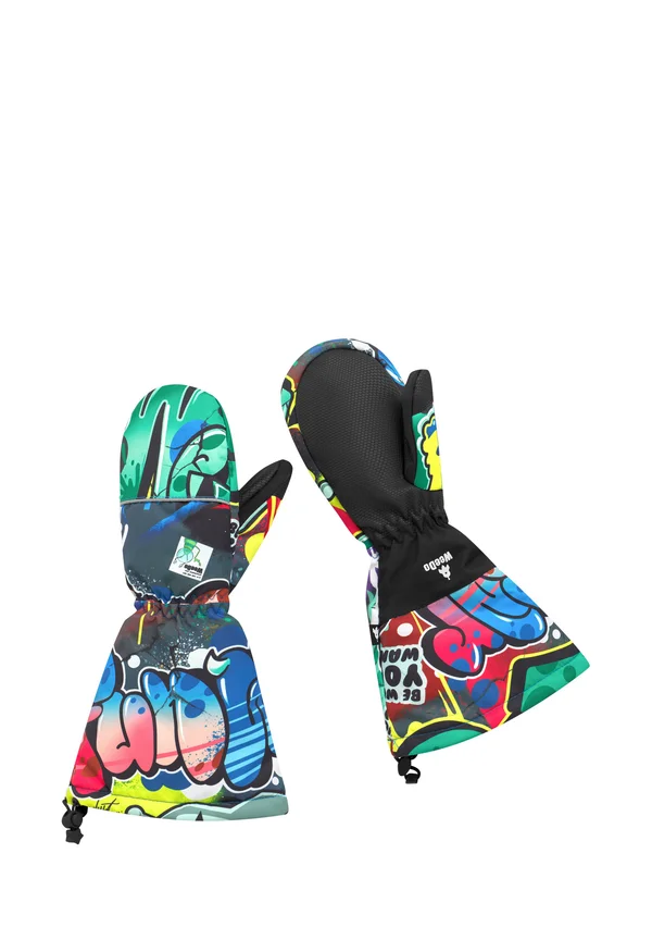 Mittens - grafitti print