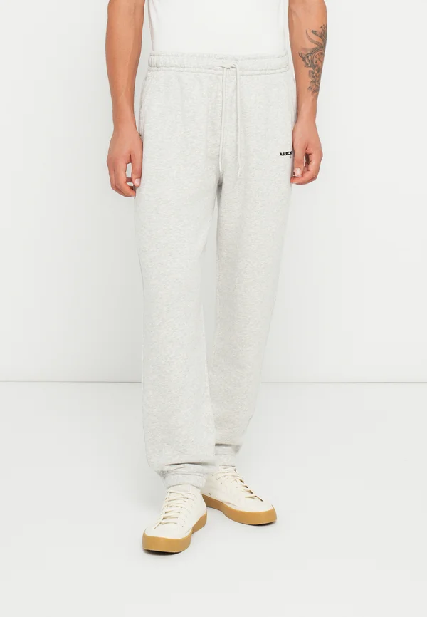 MIXED FONT RELAXED CINCH - Tracksuit bottoms - grey